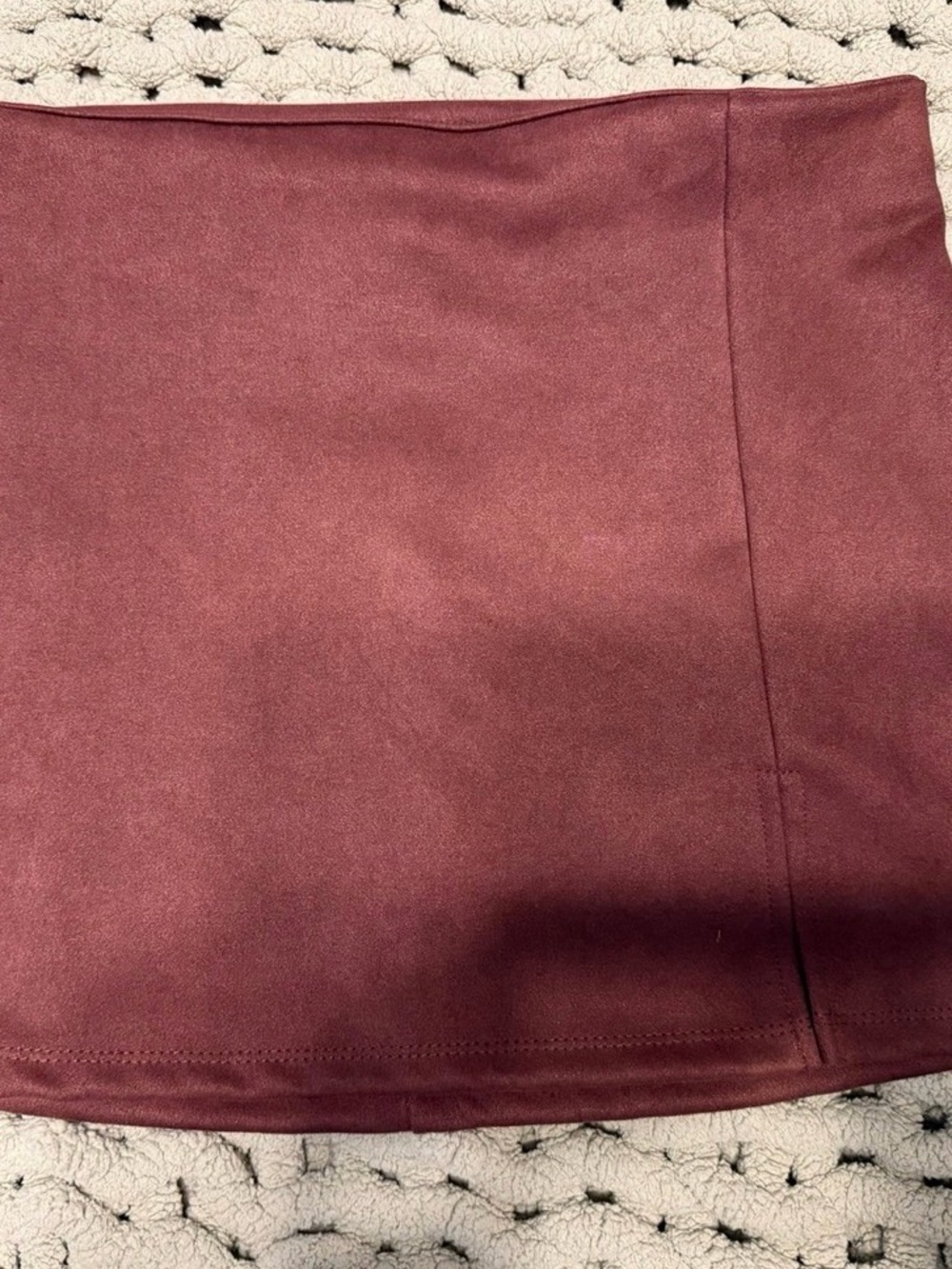 Altar'd State Suede-Look Mini Skirt